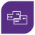 Purple Distribution Center Icon in Leader Graphic Box