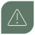 Military Green Caution Icon in Leader Graphic Box