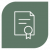 Military Green Document Icon in Leader Graphic Box
