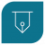 Teal Pen Tip Icon in Leader Graphic Box