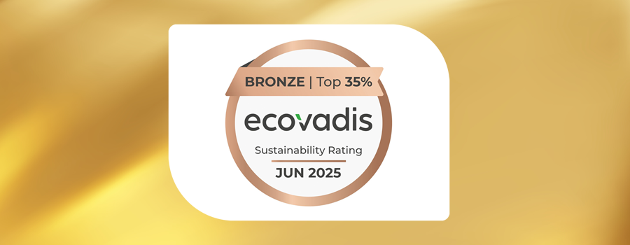 EcoVadis Award Banner Banner celebrating LeaderPromos EcoVadis Bronze Medal for Sustainability
