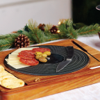 Acacia Turntable Cutting Board Tray