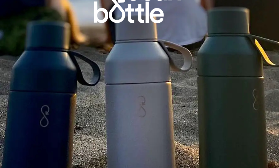 OceanBottle Bottles in Sand cropped